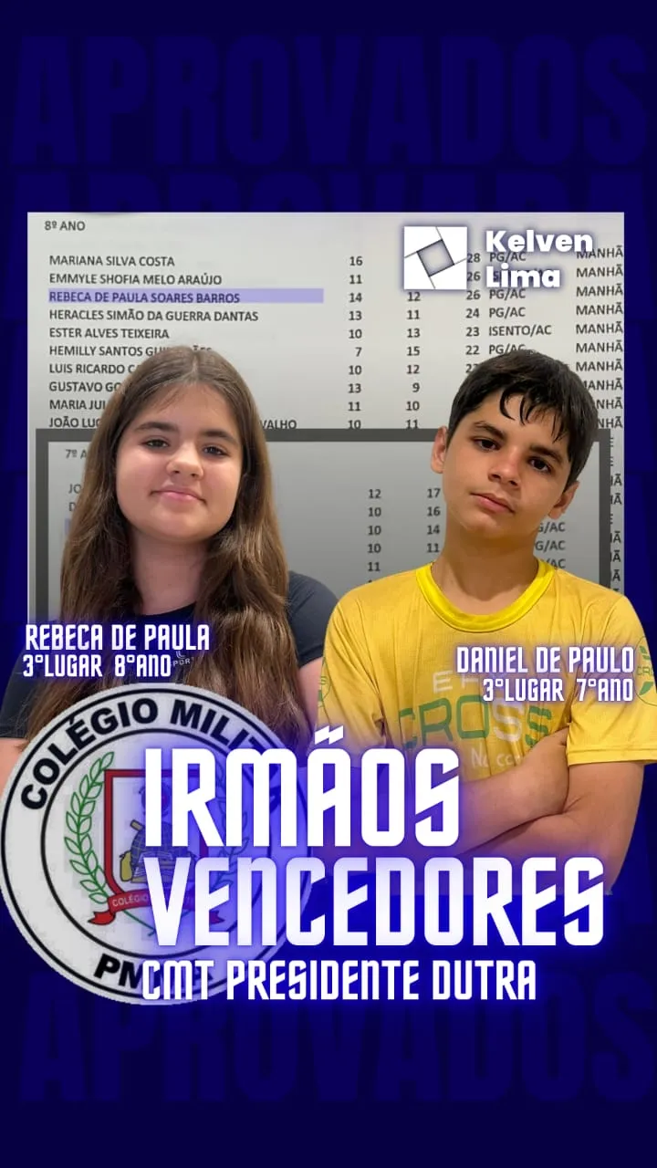 Rebeca e Daniel de PaulaResultado