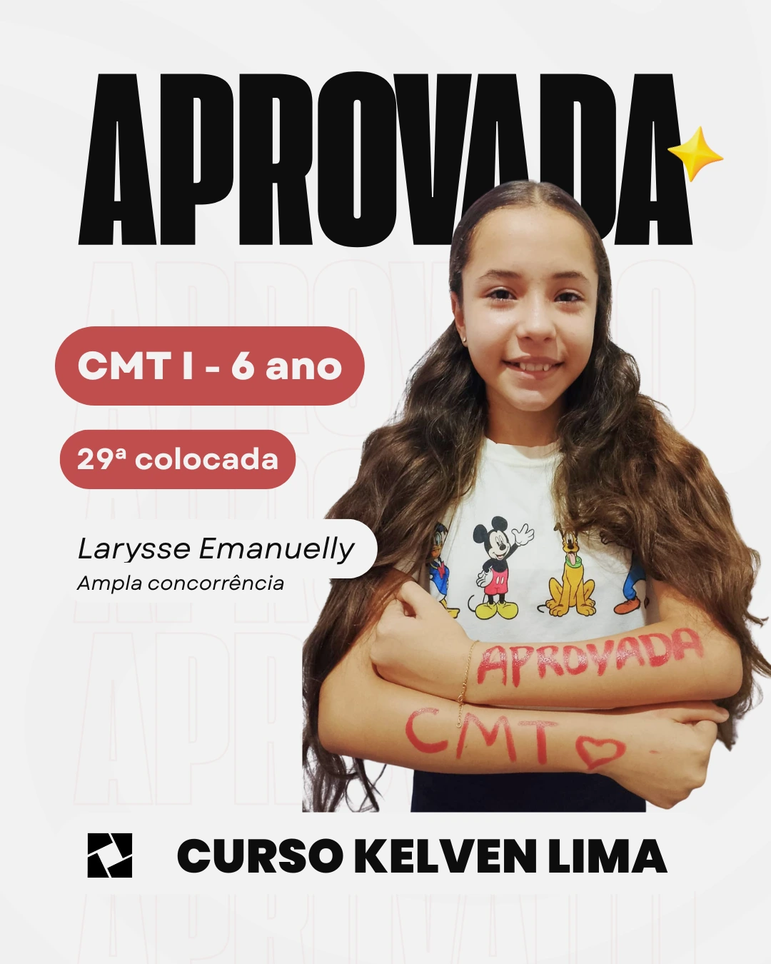 Foto Aprovado - Curso Kelven Lima
